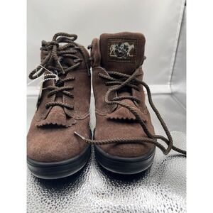 Kids Roper Horse Shoes Size 3.  Lights Up.  Rodeo Cowboy Riding Steer Bull.